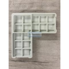 Nyíló szúnyogháló ajtó sarokelem